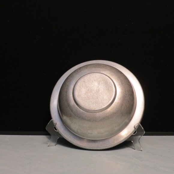 Hammered Aluminum Vintage Covered Wild Rose Knob Continental Silver Co. - Picture 4 of 5